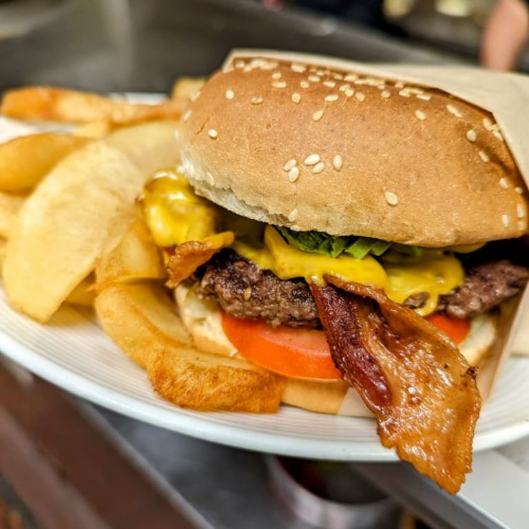 Indulge in Our Cheeseburger
