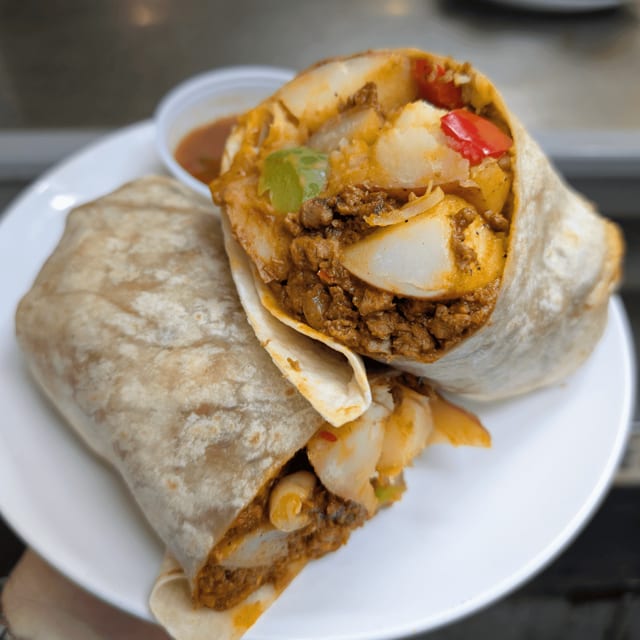 Soyrizo Burrito.